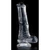 ClearlyHorny Gode Horse Transparent Whispy L 17 x 5cm